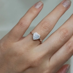 Anillo coraz�n - Modelo N� 75