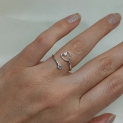 Anillo coraz�n - Modelo N� 76