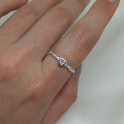 Anillo coraz�n - Modelo N� 77