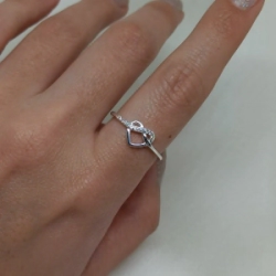 Anillo coraz�n - Modelo N� 80