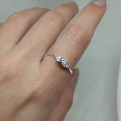 Anillo cintillo - Modelo N� 56