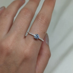Anillo cintillo - Modelo N� 57
