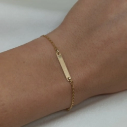 Pulsera identidad - Modelo N� 7 - 1,3 g