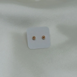 Aro pasante - Modelo N� 2: bolita - 0,7 g
