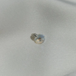 Dije Redondo Cristal - Boreal Blue - 8 mm