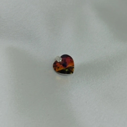 Dije Coraz�n Cristal - multicolor  - mediano