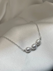 Conjunto Cadena + perlas