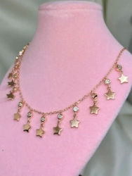Choker Rose - Estrellas y cubic