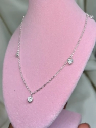 Choker - Corazones cubic