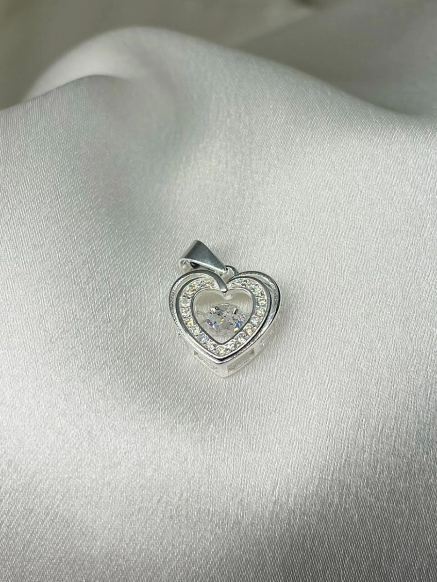 Dije Coraz�n Micro + Cubic