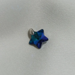 Dije Estrella Cristal - Azul Titanic