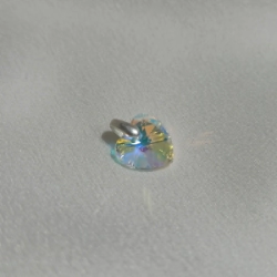 Dije Coraz�n Cristal  - Boreal Blue