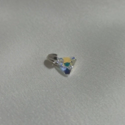 Dije Tri�ngulo Cristal - Boreal Blue - mini