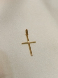 Dije cruz palito - Modelo N� 12 (0.6g)