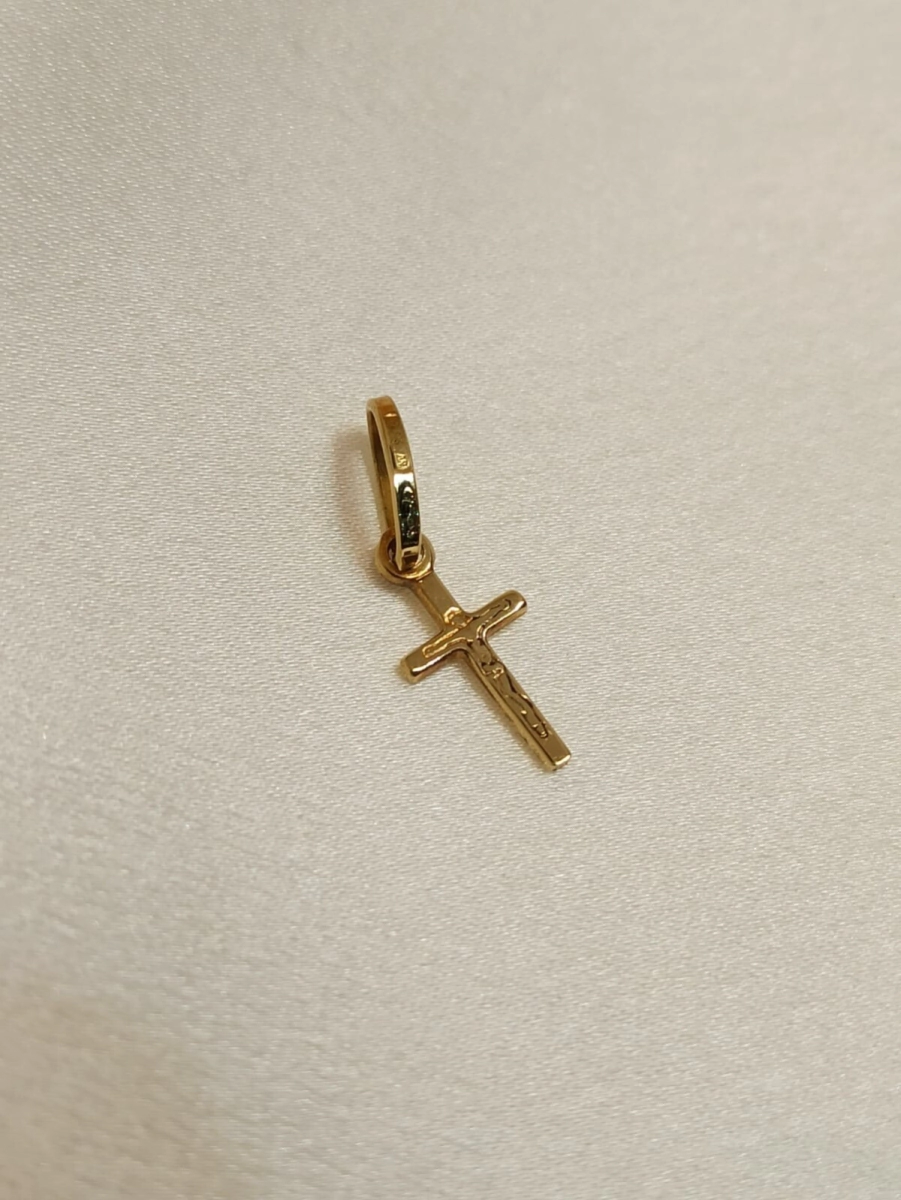 Dije cruz palito - Modelo N� 13 (0.5g)