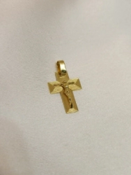 Dije cruz con Cristo - Modelo N� 20 (1.5g)