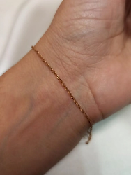 Pulsera fina - Modelo N� 22 (0.6g)