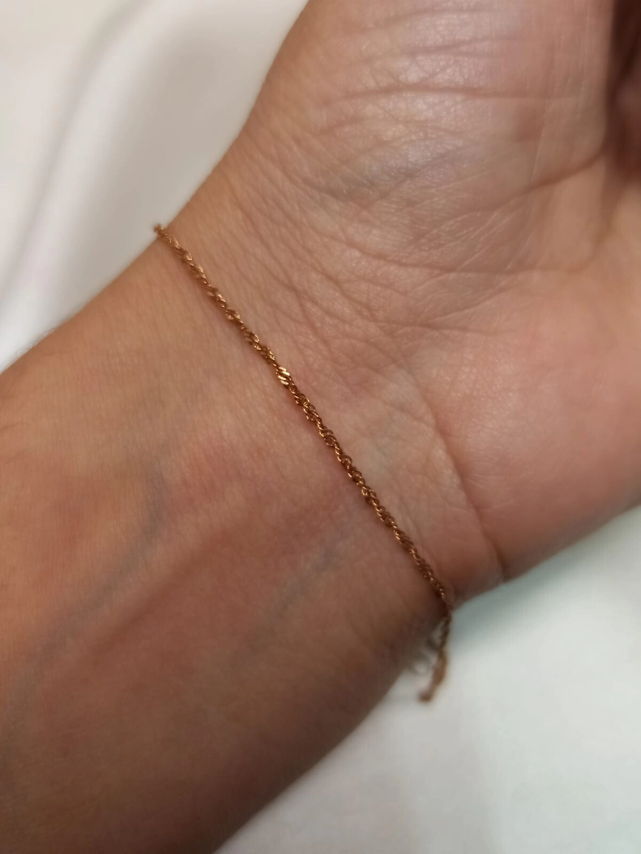 Pulsera fina - Modelo N� 22 (0.6g)
