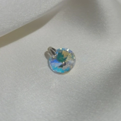 Dije Circulo Cristal - Boreal Blue