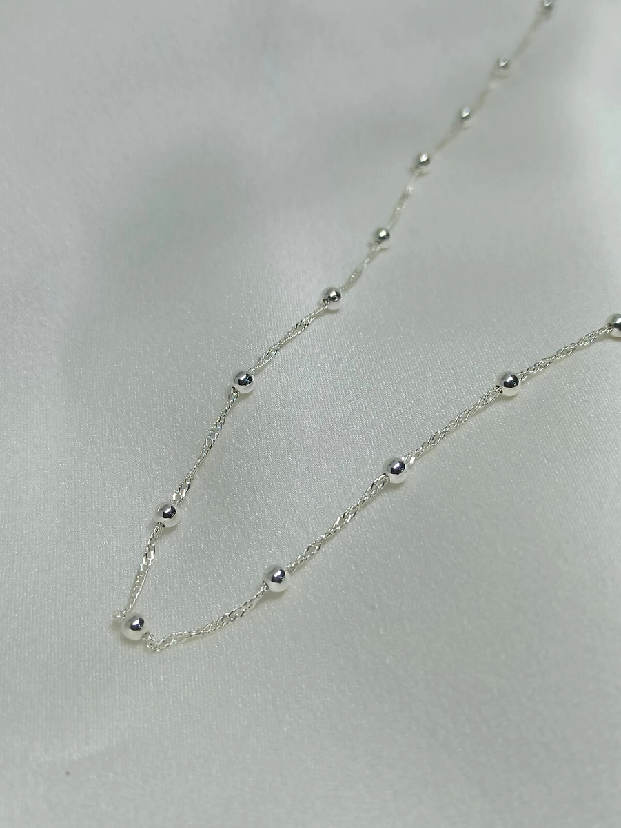 Cadena con bolitas - Modelo N� 11