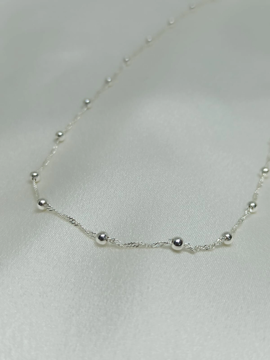 Cadena con bolitas - Modelo N� 12