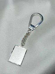 Llavero Alpaca Modelo N� 1 Rectangular
