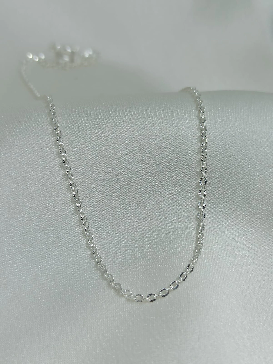 Cadena espejito facetado - Modelo N� 35