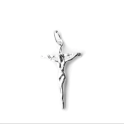 Dije Cruz + Cristo - Colgante