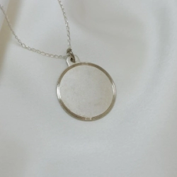 Dije Medalla Circular Arenada - p/grabar - N� 6