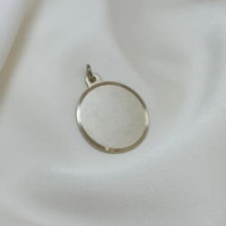 Dije Medalla Circular Arenada - p/grabar - N� 6